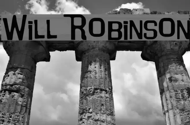 Will Robinson Font examples