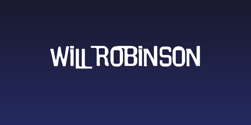 Will Robinson Social Header