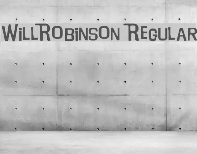 WillRobinson Regular Font examples