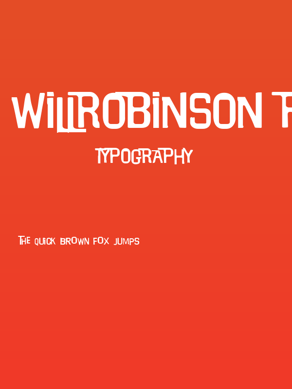 WillRobinson Regular Poster