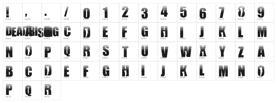Willamette Mist Fall Character Map