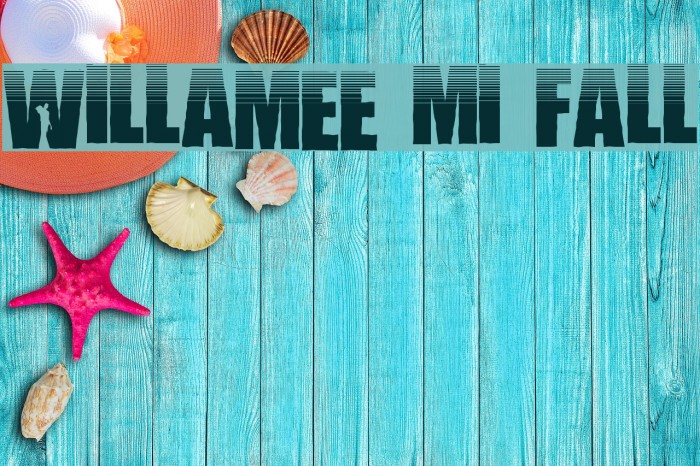 Willamette Mist Fall Font examples