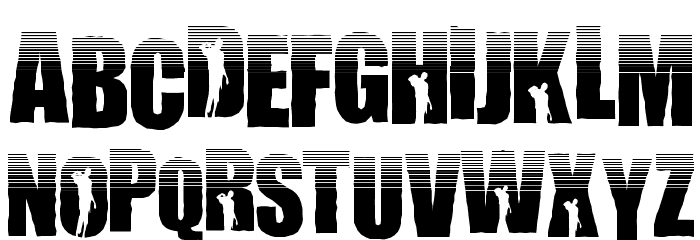 Willamette Mist Fall Font LOWERCASE
