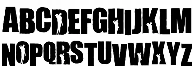 Willamette Rising Font UPPERCASE