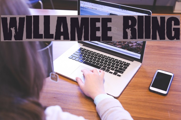 Willamette Rising Font examples