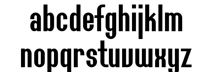 Willamette SF Font LOWERCASE