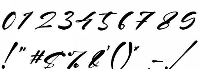 Willard Font OTHER CHARS