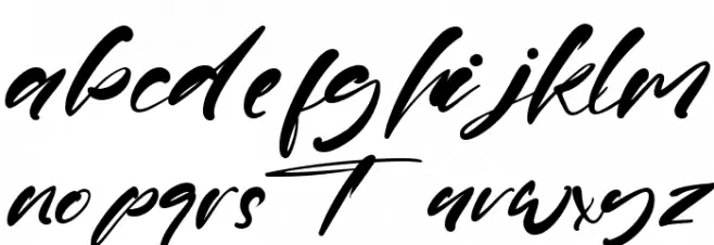 Willard Schriftart Kleinbuchstaben