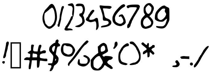 Willems_Font Font OTHER CHARS
