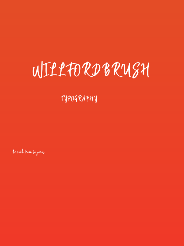 WillfordBrush Poster