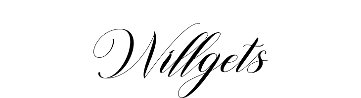 Willgets  Free Fonts Download