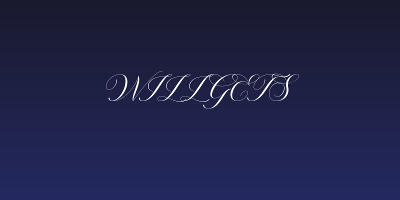 Willgets Social Header