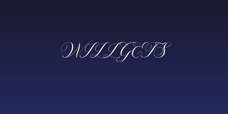 Willgets Social Header