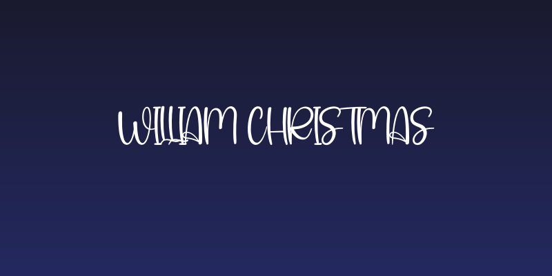 William Christmas Social Header