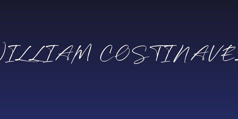 William Costinavel Social Header