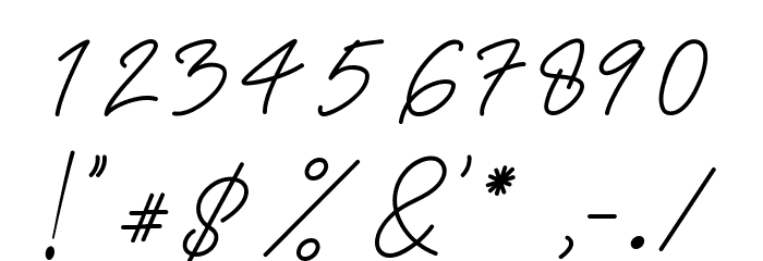 William Morittan Font OTHER CHARS