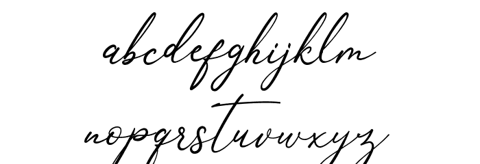 William Morittan Font LOWERCASE