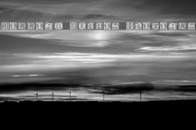 William Morris Initials Font examples