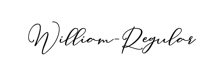 William-Regular  Free Fonts Download