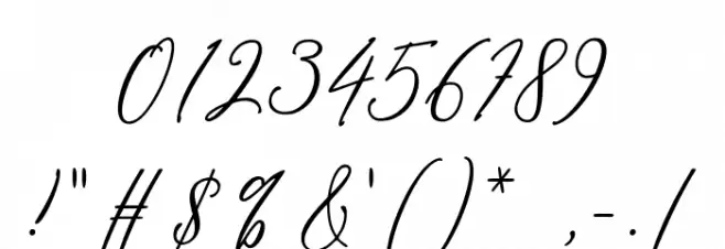 William-Regular Font OTHER CHARS