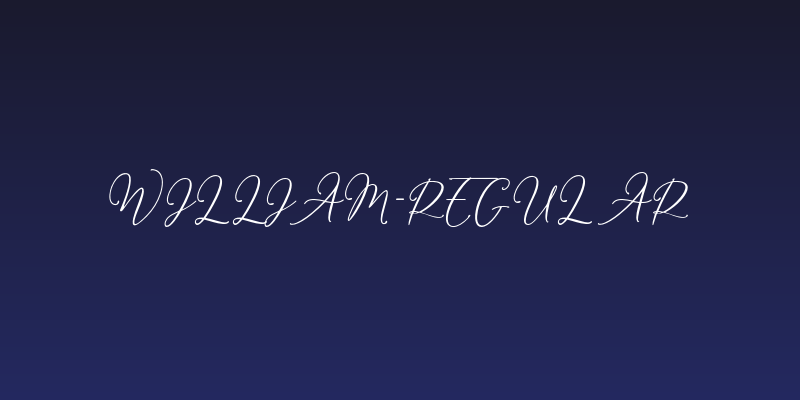 William-Regular Social Header