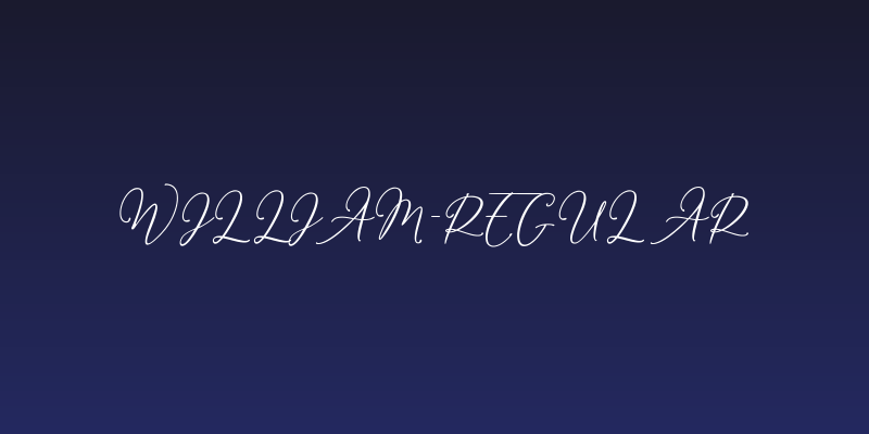 William-Regular Social Header