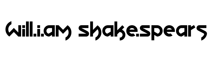 Will.i.am Shake.Spears  les polices de caractères gratuit tlcharger