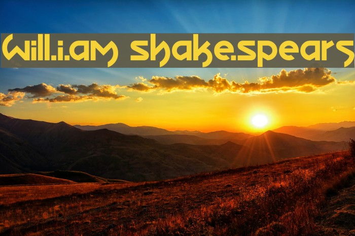 Will.i.am Shake.Spears Example 2