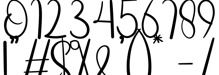 William Smitson Font OTHER CHARS