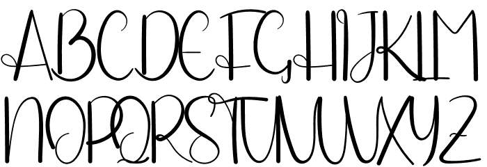 William Smitson Font UPPERCASE