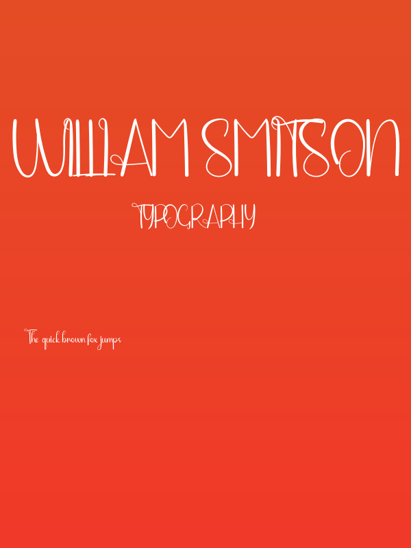 William Smitson Poster
