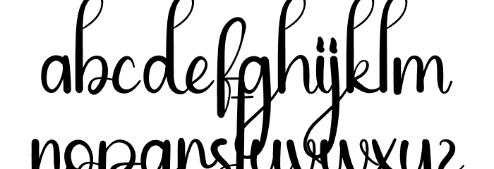 William Smitson Font LOWERCASE