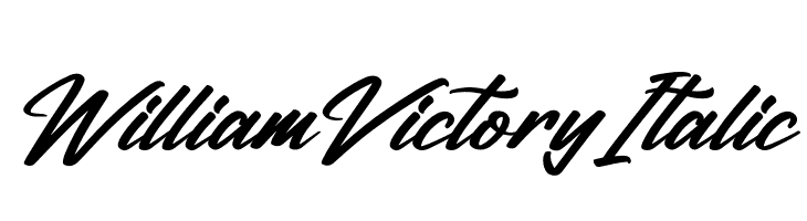 William Victory Italic  नि: शुल्क फ़ॉन्ट्स डाउनलोड