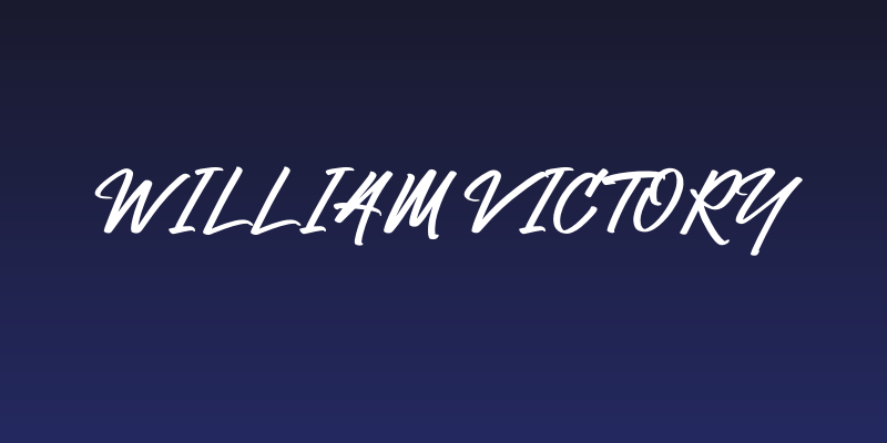 William Victory Social Header