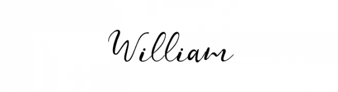 William  Frei Schriftart Herunterladen