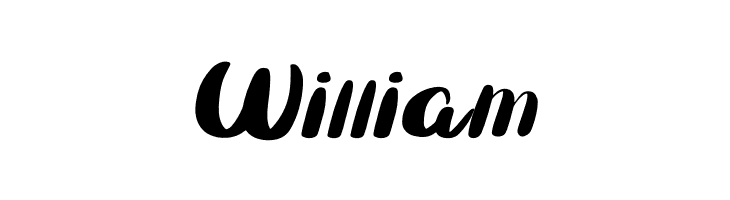 William  les polices de caractères gratuit tlcharger