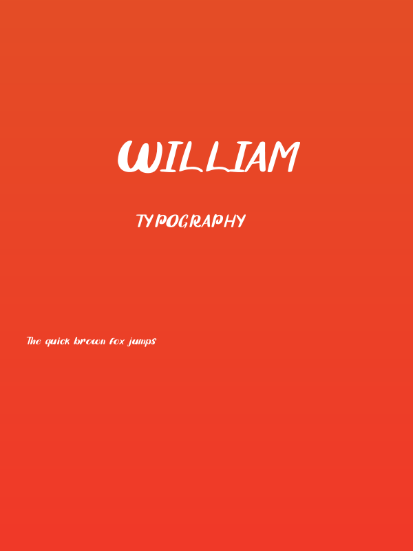William Poster