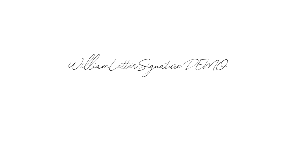 WilliamLetterSignatureDEMO Logo
