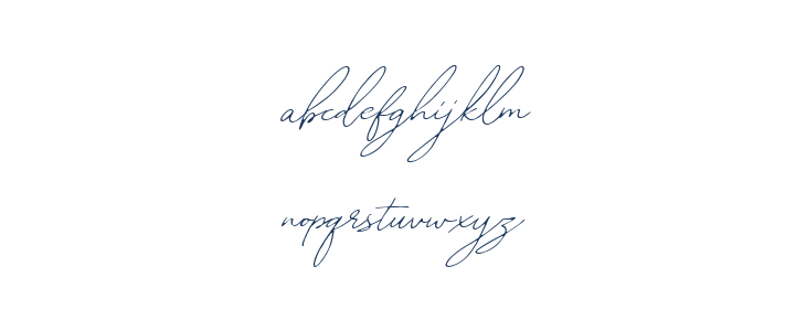 WilliamLetterSignatureDEMO Lowercase