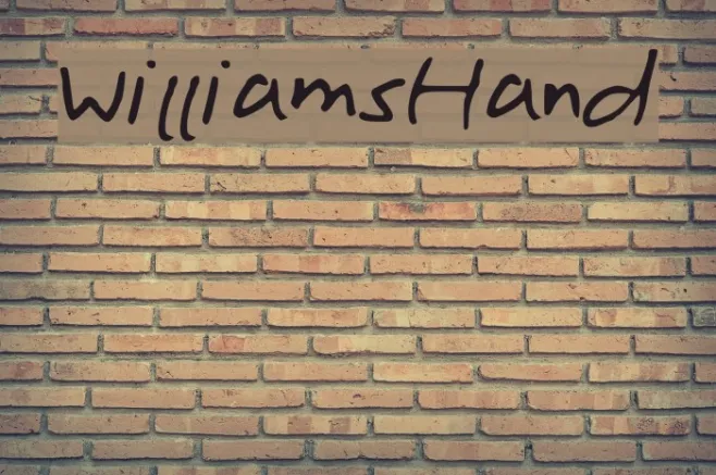 WilliamsHand Example 1