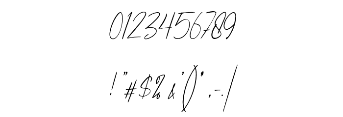 Williamson Font OTHER CHARS