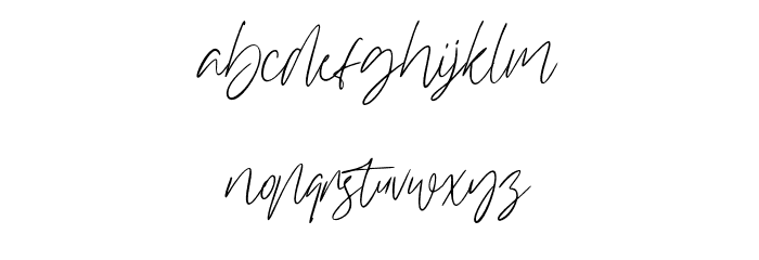 Williamson Font LOWERCASE