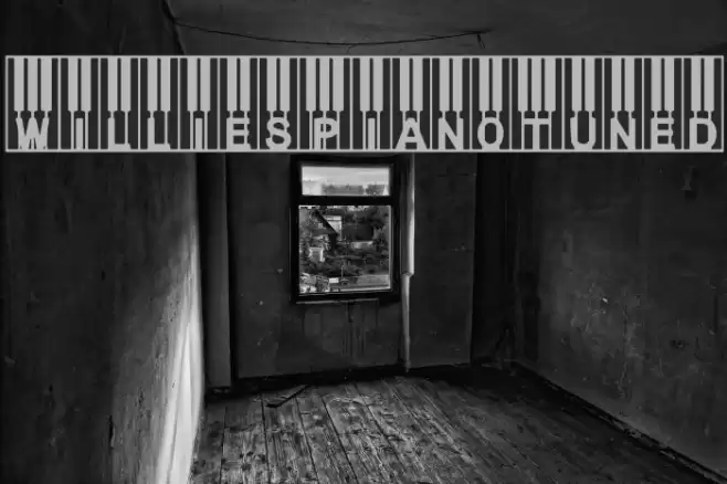 WilliesPianoTuned Font examples