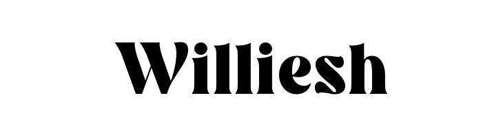 Williesh  नि: शुल्क फ़ॉन्ट्स डाउनलोड