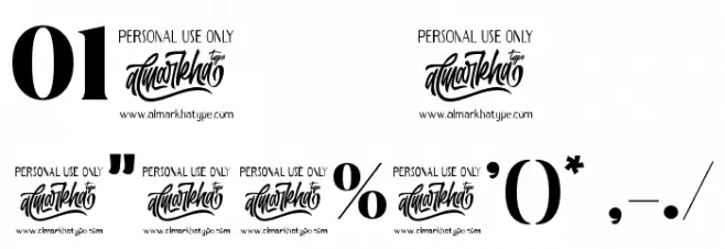 Williesh Font OTHER CHARS