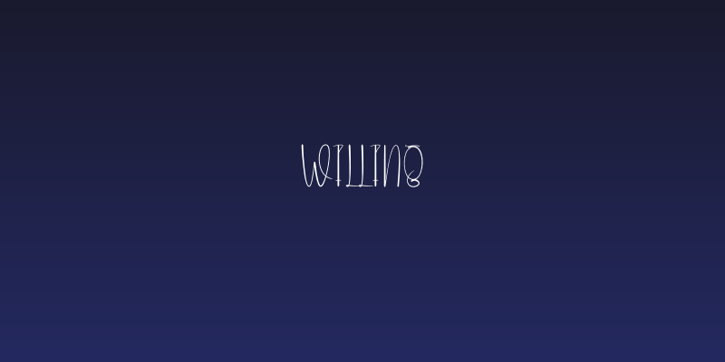 Willing Social Header