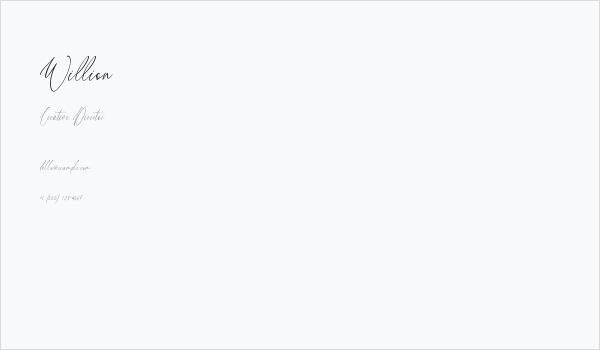 Willion Business Card