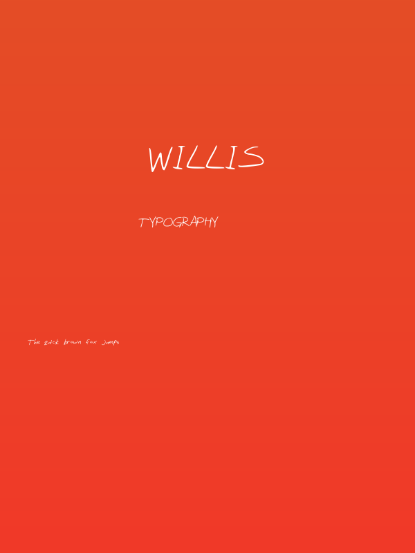 Willis Poster