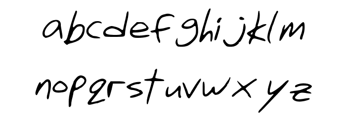 Willis Font LOWERCASE