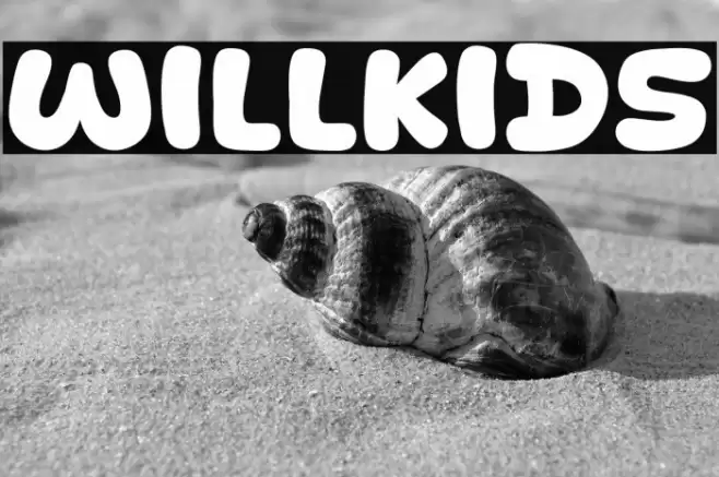Willkids Schriftart examples